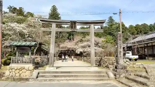 油日神社の鳥居