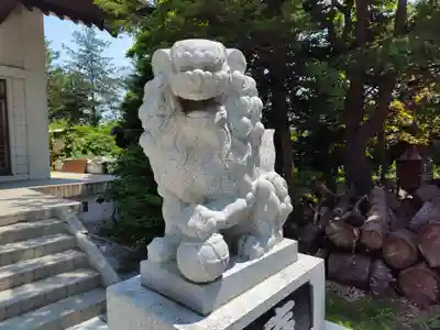 南豪神社の狛犬