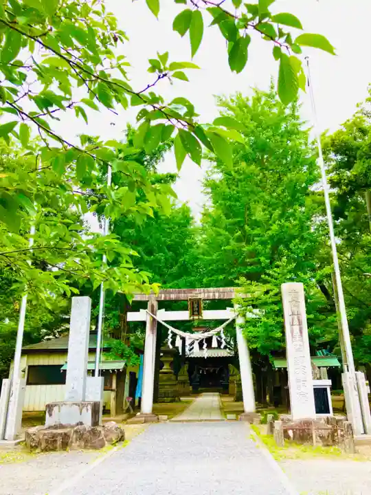 金村別雷神社の鳥居