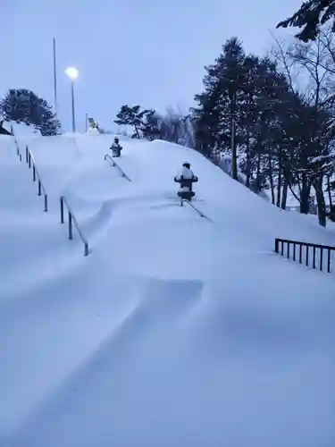 美幌神社の庭園