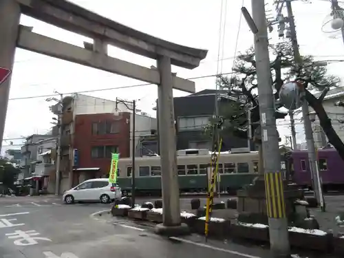 木嶋坐天照御魂神社の鳥居