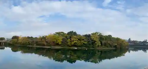 岡山神社の景色