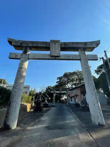 牟田神社の鳥居