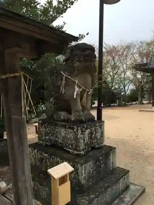 万九千社の狛犬