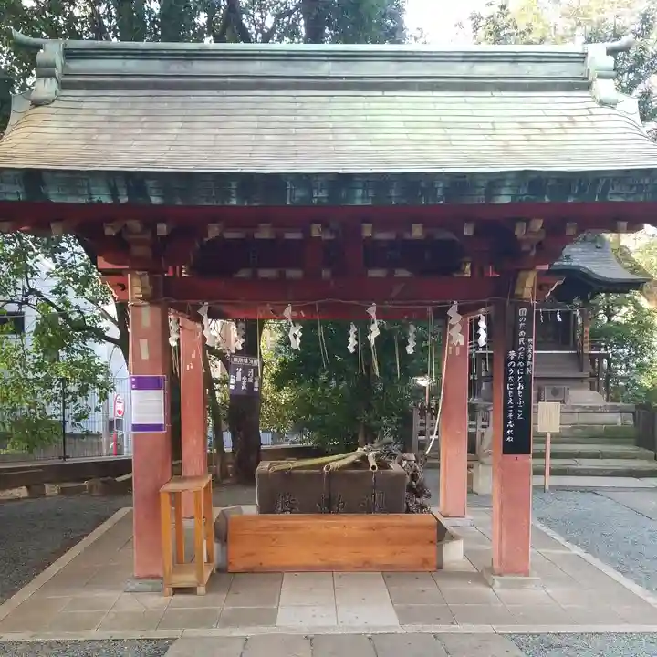 金王八幡宮の手水舎