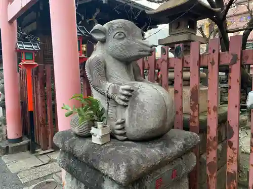 柳森神社の狛犬