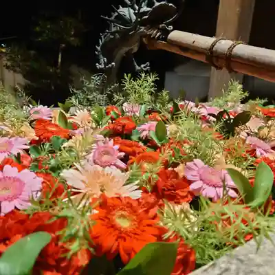 豊山八幡神社の手水舎