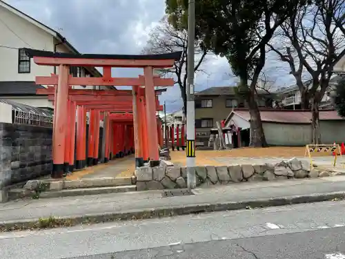 平五郎稲荷神社の鳥居