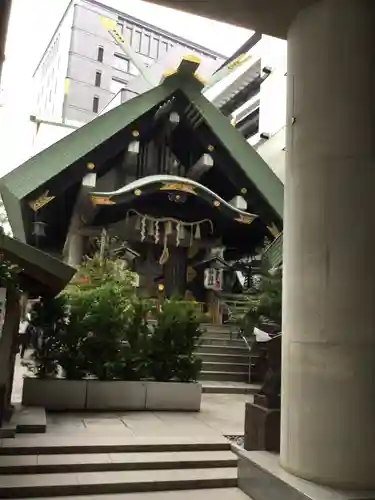 築土神社の本殿・本堂