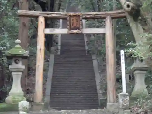 天石門別八倉比売神社の鳥居