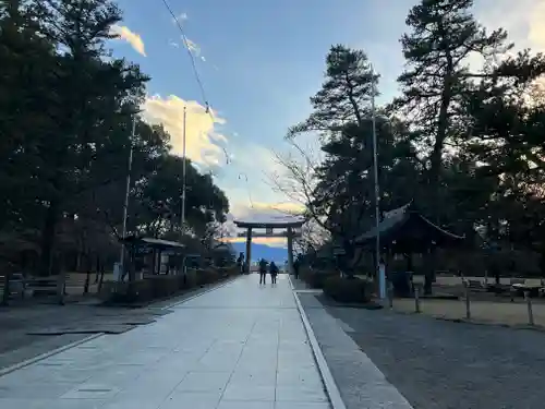 武田神社の景色