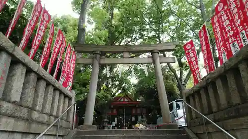 笠䅣稲荷神社の鳥居