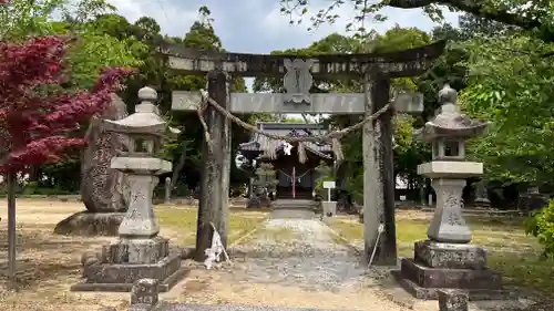 原古賀熊野神社の鳥居