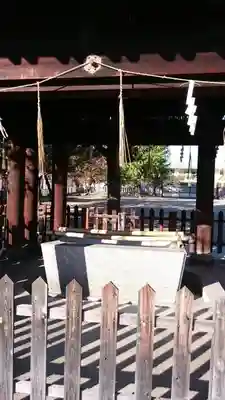 伴林氏神社の手水舎