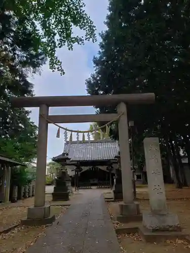 中村八幡神社の鳥居