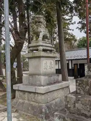 針綱神社の狛犬
