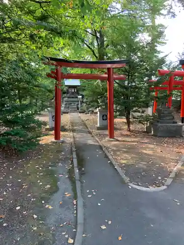 富良野神社の鳥居