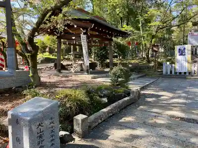 針綱神社の手水舎