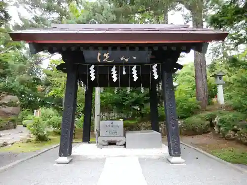 比布神社の手水