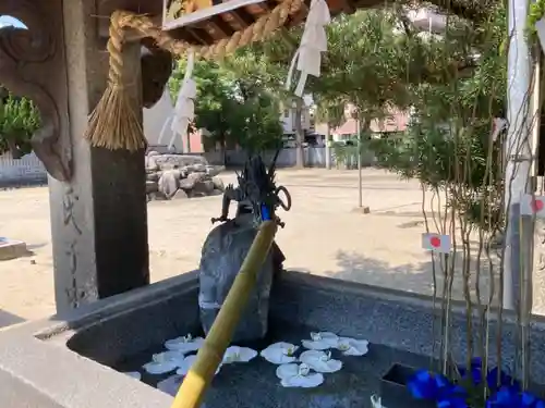 三津厳島神社の手水舎