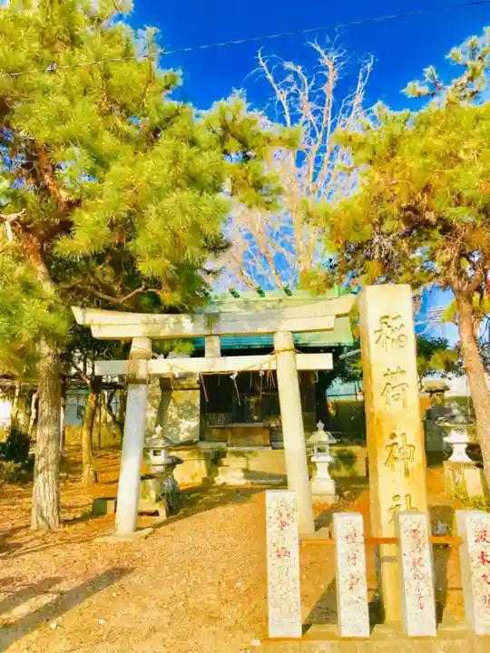 土浦三社神社(水天宮・水神宮・寿寅稲荷神社)の鳥居