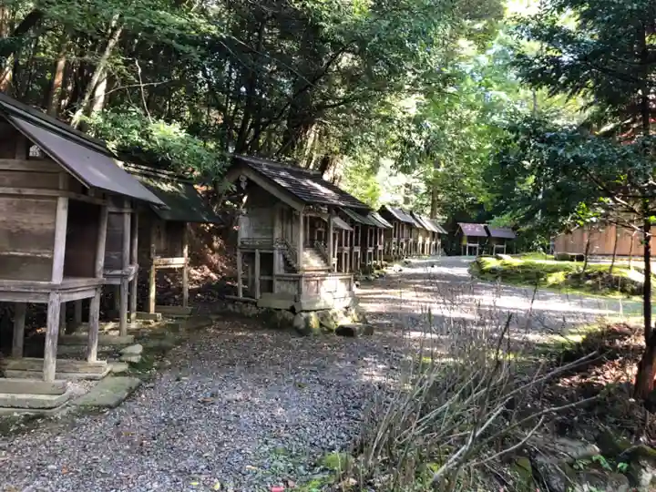 元伊勢内宮 皇大神社の末社・摂社