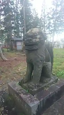 浅舞八幡神社の狛犬