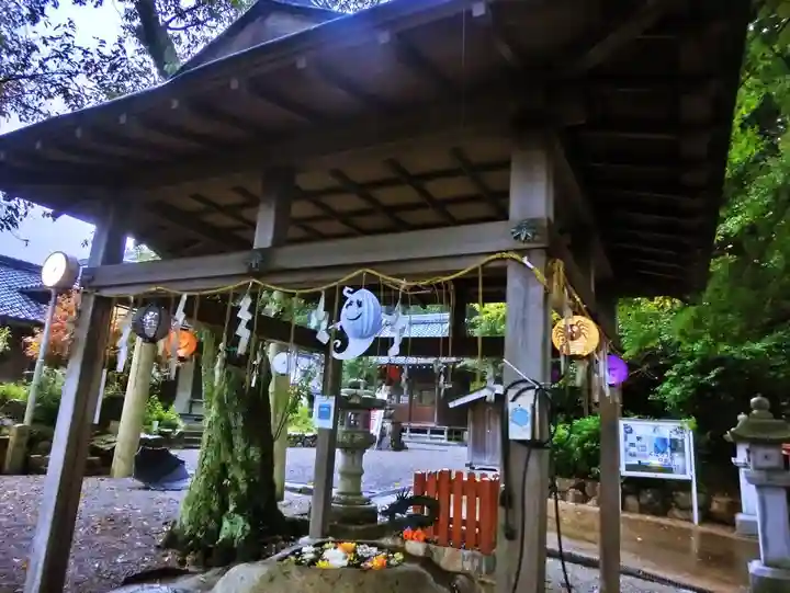 立志神社の手水舎