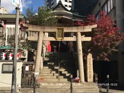 綱敷天神社御旅社の鳥居