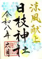 日枝神社の御朱印