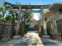 難波神社の鳥居
