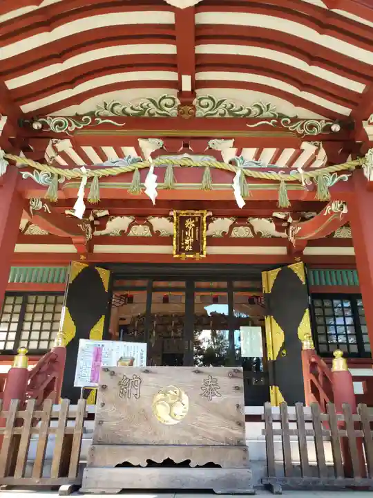 中野氷川神社の本殿・本堂