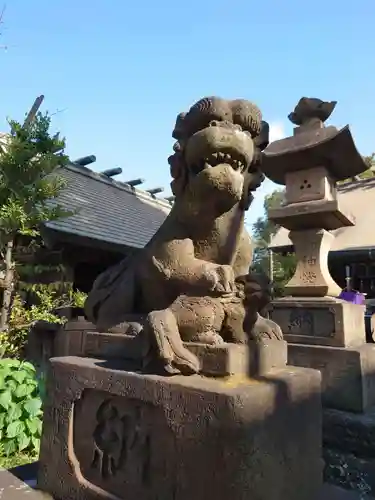 寒川神社の狛犬
