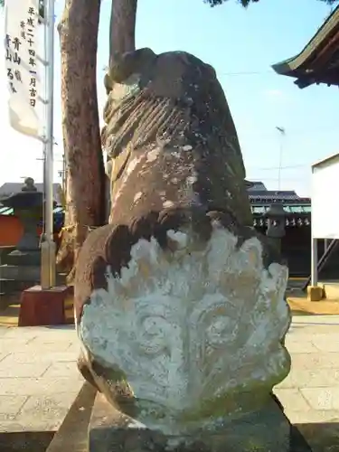 八剱神社　八剣神社の狛犬