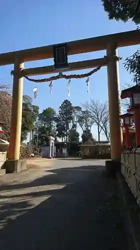 水海道天満宮の鳥居