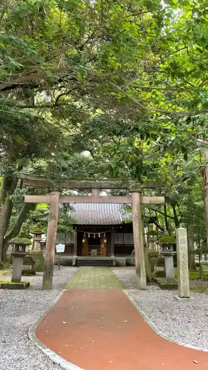 尾山神社の鳥居