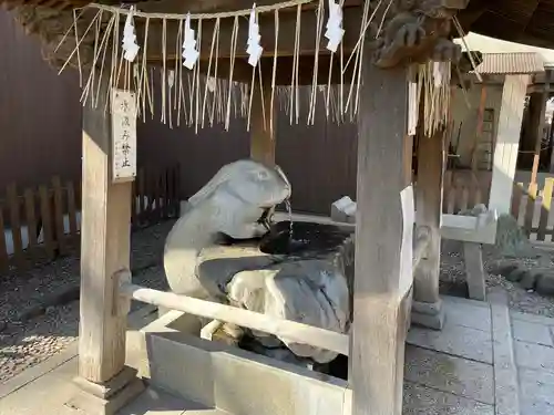 調神社の手水舎