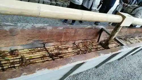 伊勢神宮内宮（皇大神宮）の手水舎