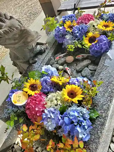 滑川神社 - 仕事と子どもの守り神の手水