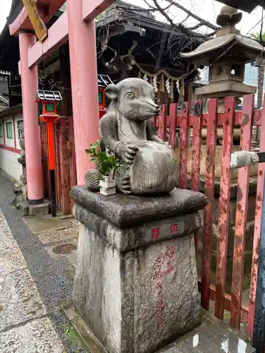 柳森神社の狛犬