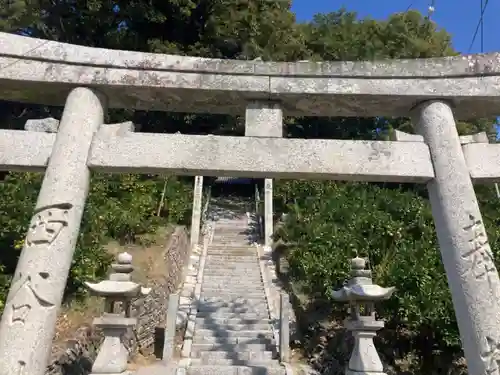 明見神社の鳥居