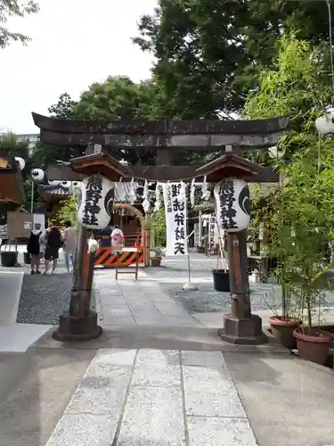 川越熊野神社の鳥居