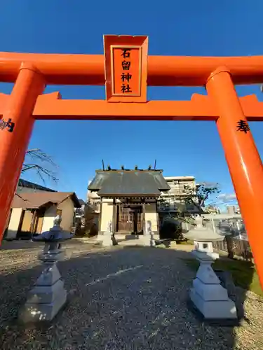 石留神社の鳥居