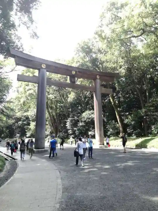 明治神宮の鳥居
