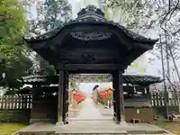 朝日森天満宮の山門・神門