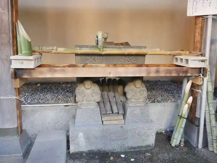 菊名神社の手水舎