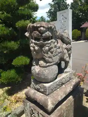 道通神社の狛犬