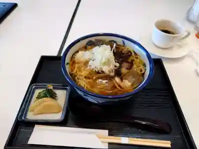 建勲神社の食事