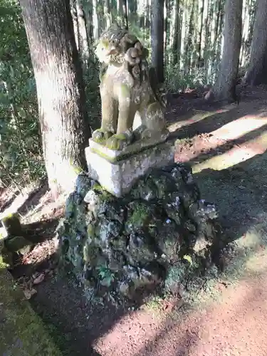 白山神社の狛犬