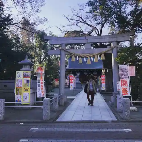 新田神社の鳥居